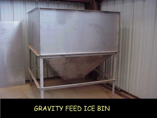Gravity Feed Ice Bin